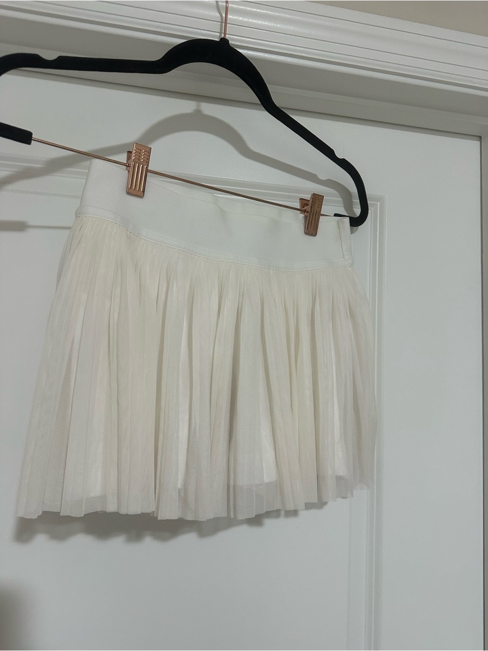 lululemon athletica Cream Tulle Skater Skirt